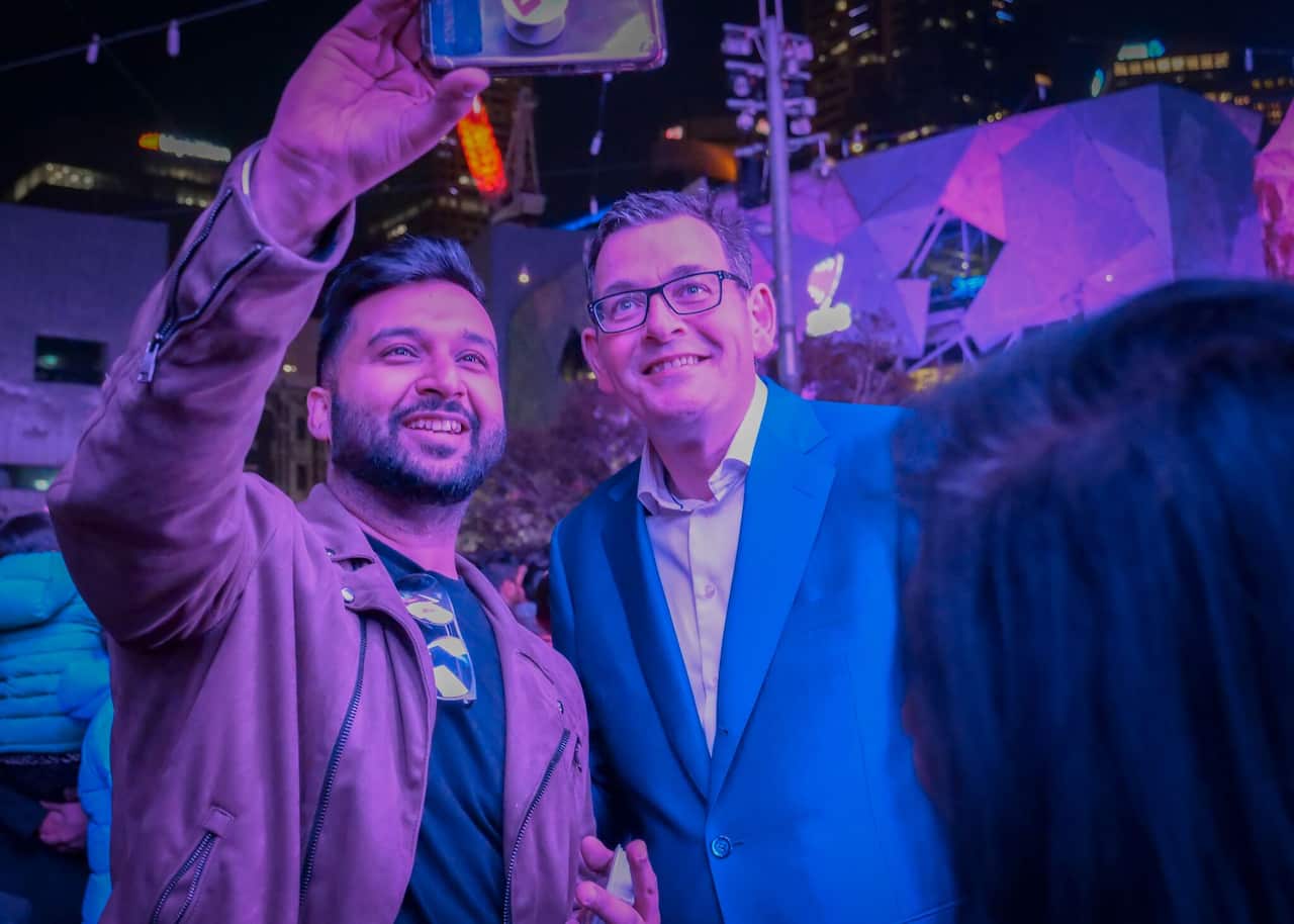 Daniel Andrews at Diwali