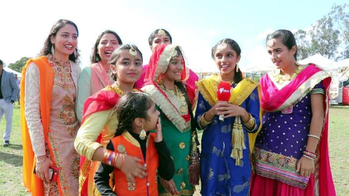 Children in Diwali Mela Blacktown
