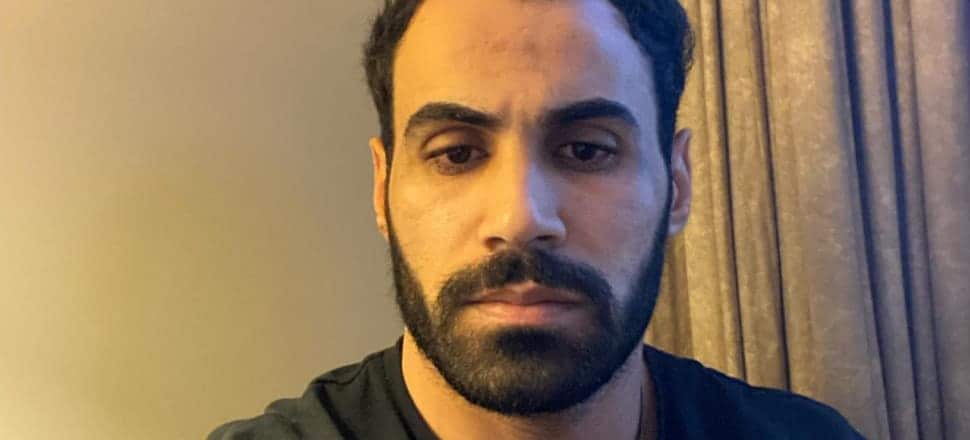 Iranian asylum seeker, Hossein Latifi is one of the refugees and asylum seekers detained in the Park Hotel.