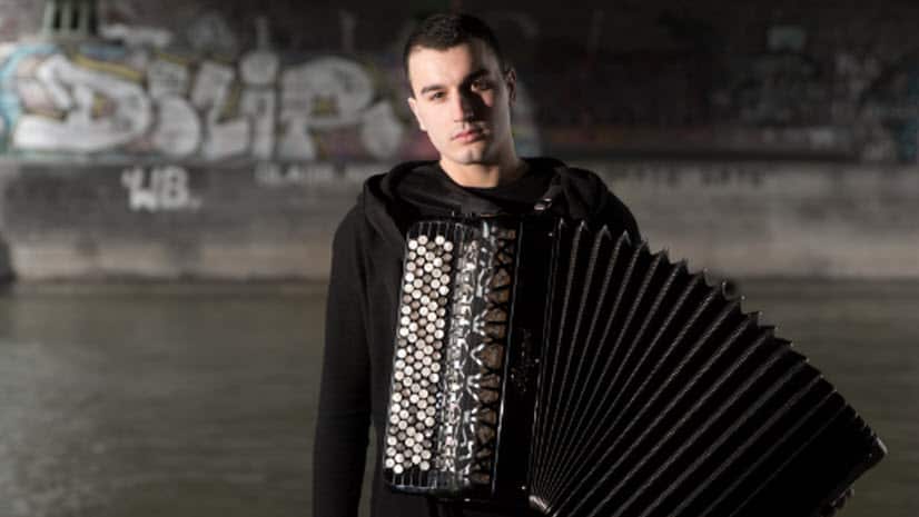 Accordionist Djordje Davidović