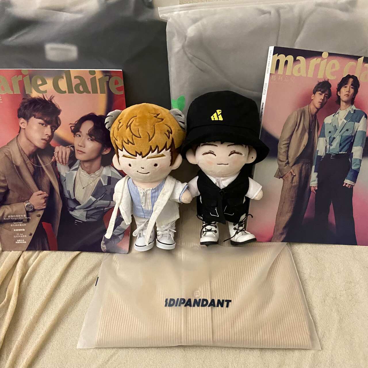 讓粉絲可以帶出街打卡的應援公仔，公仔也可以換衫。