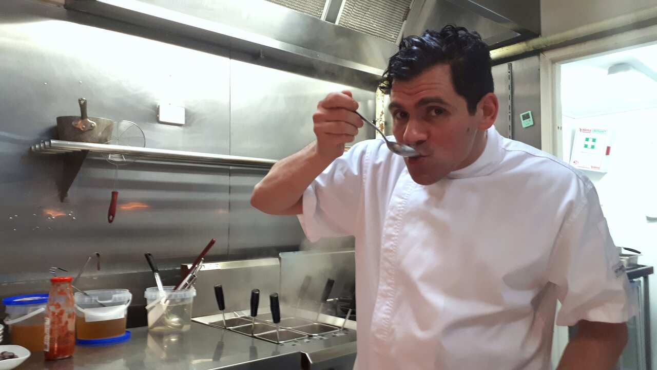 Domenico De Marco, chef milanese titolare de Il Giro d'Italia di Carlton