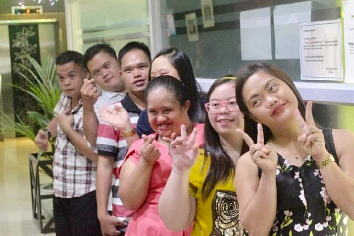 7 children with Down syndrome underwent an OJT training in a Davao hotel