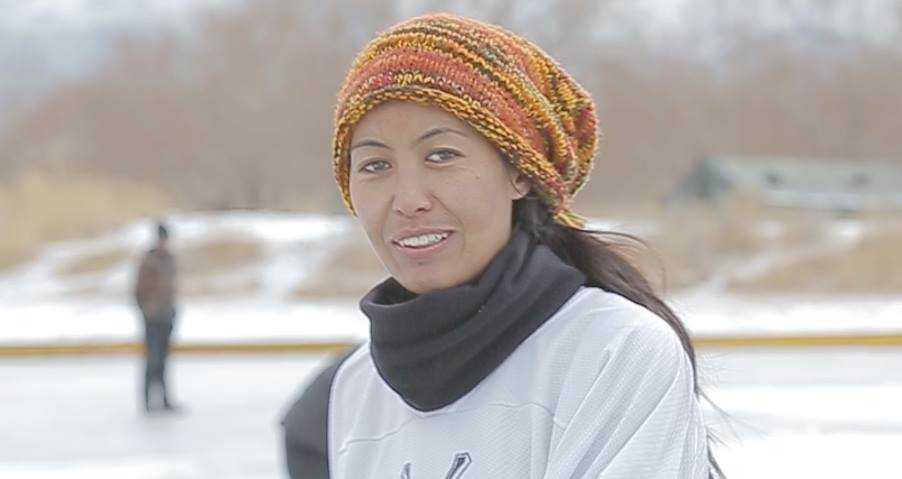 Rinchen Dolma - Indian Women's Ice Hockey team player