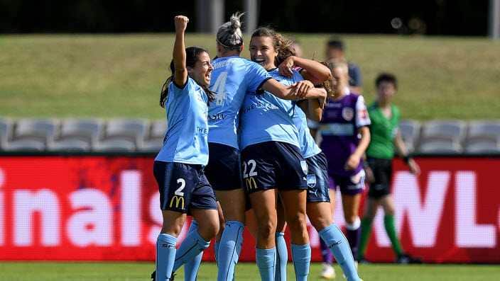 La gioia delle ragazze del Sydney FC, nuove campionesse d'Australia