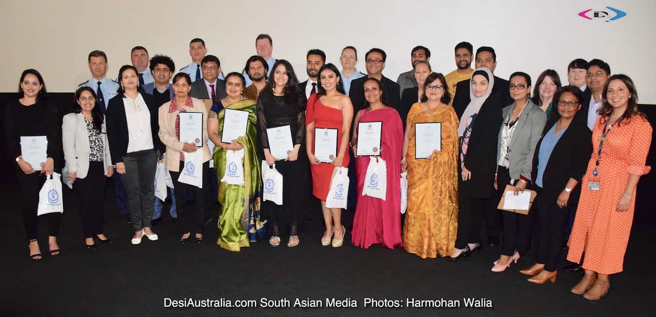 The entire cast and crew of the two films.