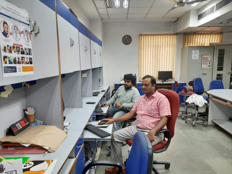 Dr Imtiyaz Hasan with his Student