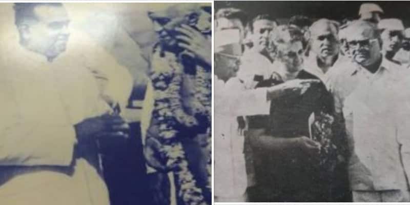 First pic - Dr. Mahipatray Mehta with Pt. Naheru and Second Pic - Mrs. Indira Gandhi and Dr. Mahipatray Mehta