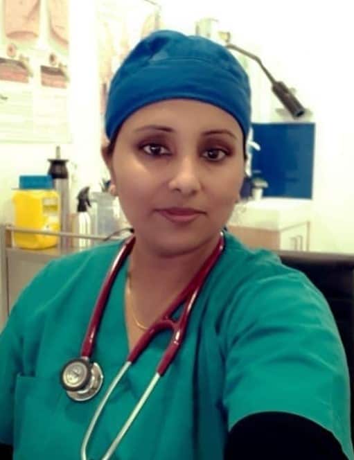 Dr Chitra Das At Her Medical Practice