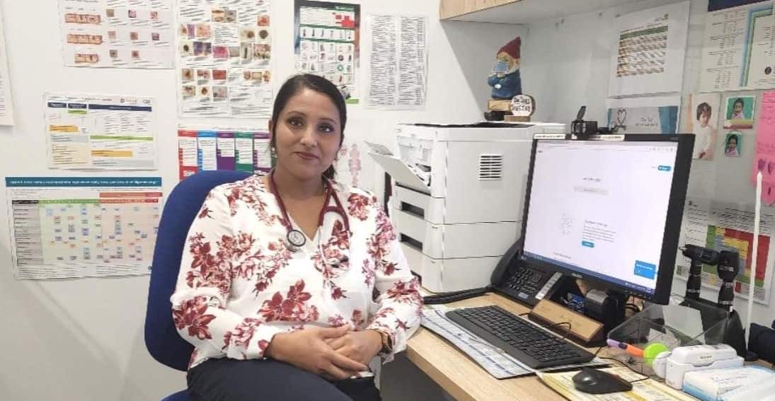 Dr Chitra Das At Her Medical Practice