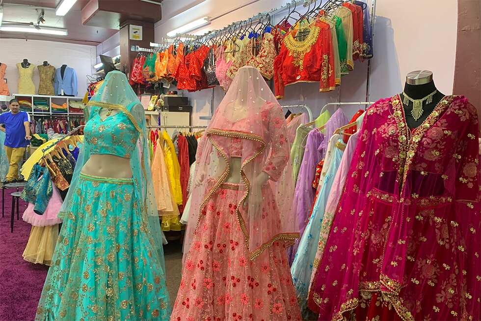 Nepali dresses on sale in a shop in Sydney