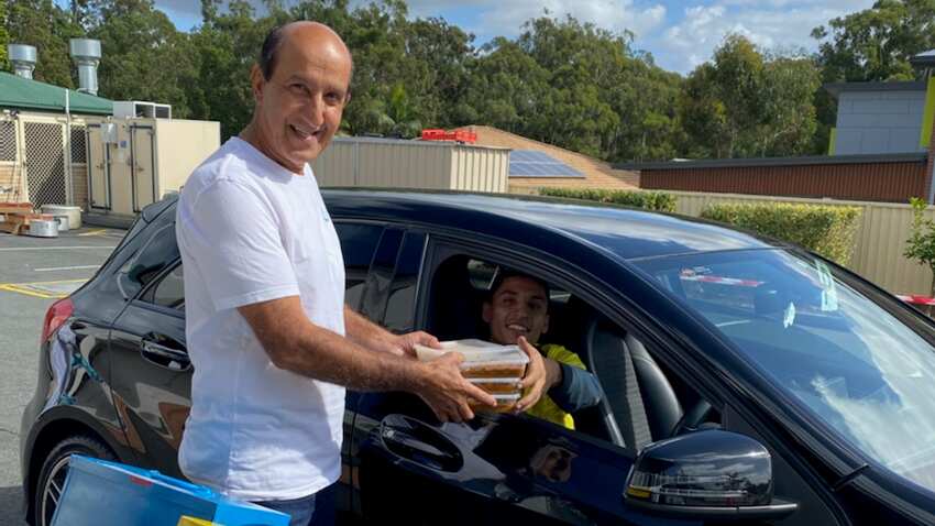 Hussin Goss, the founder of the Drive-Through Iftar service.