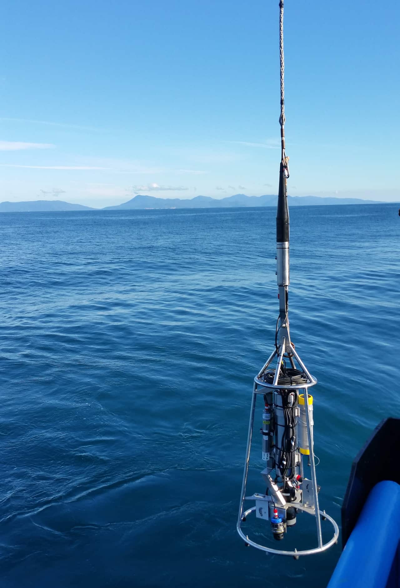 Drop camera used to investigate wreck.