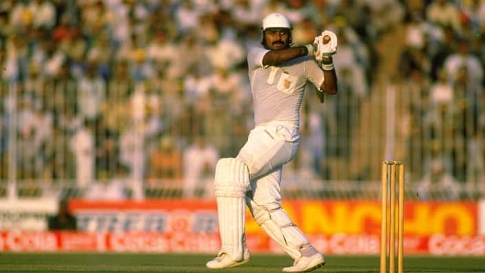 Javed Miandad of Pakistan
