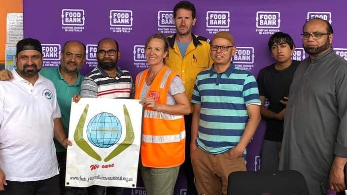 Charity Australia International and Islamic Forum for Australian Muslims collected food for bushfire victims