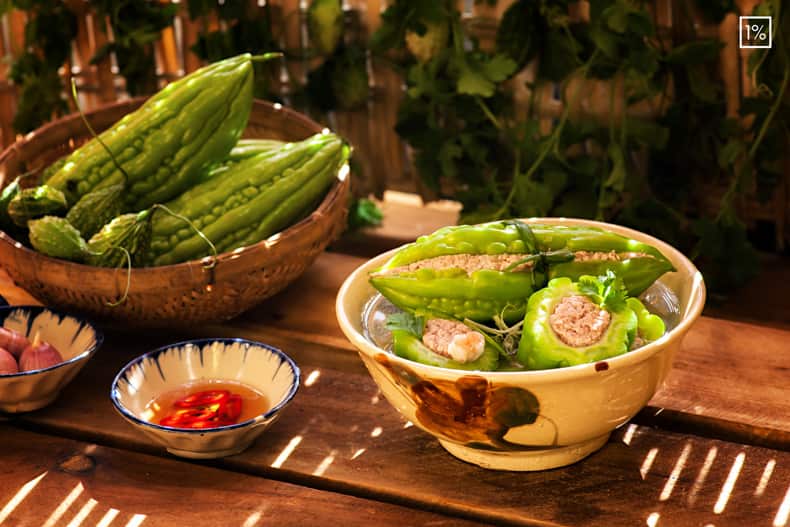 Canh khổ qua dồn thịt