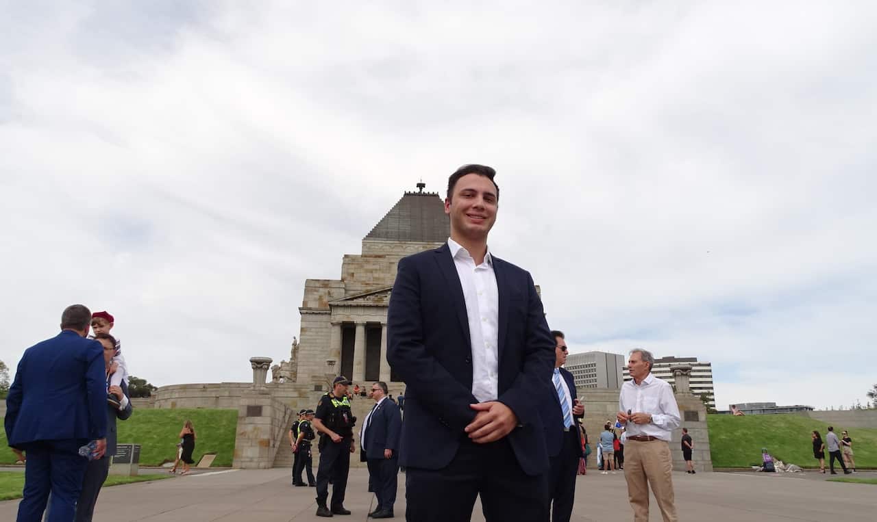 LaTrobe Student Dimitris Panas. 