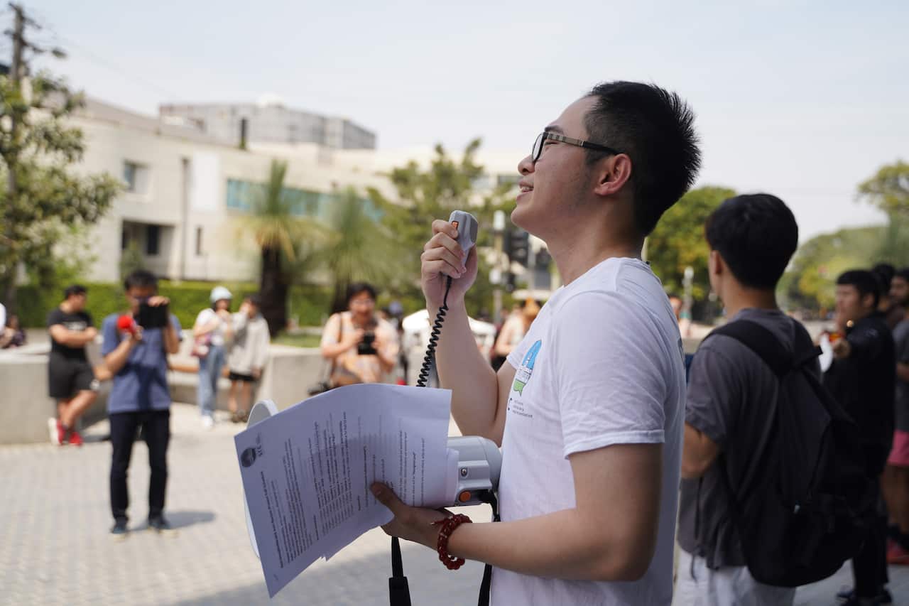 Anti-Racism, Anti-Sinophobia Protest at University of Sydney