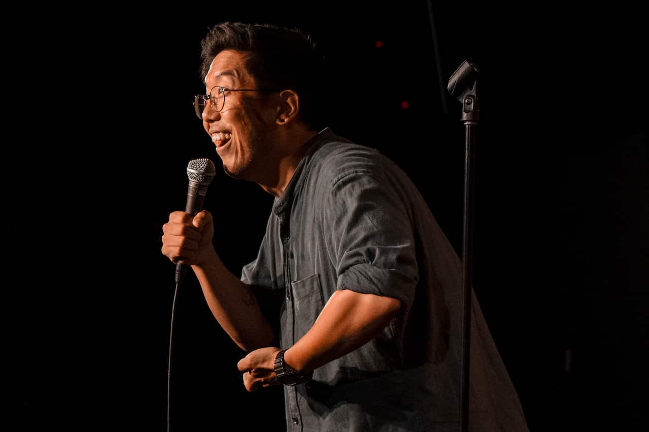 Korean-Australian comedian Harry Jun