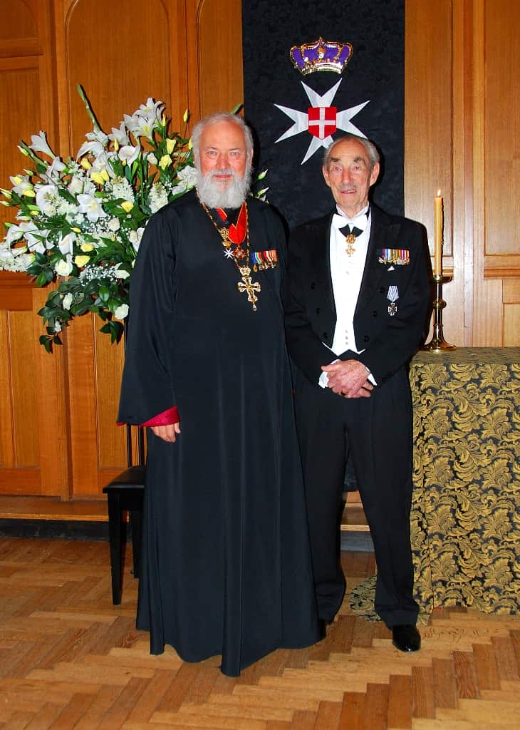 Prince Michael Andreevich Romanoff  with Fr. Michael Protopopov 
