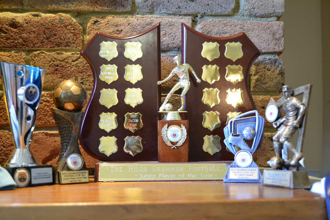 Jacob的部分奖杯