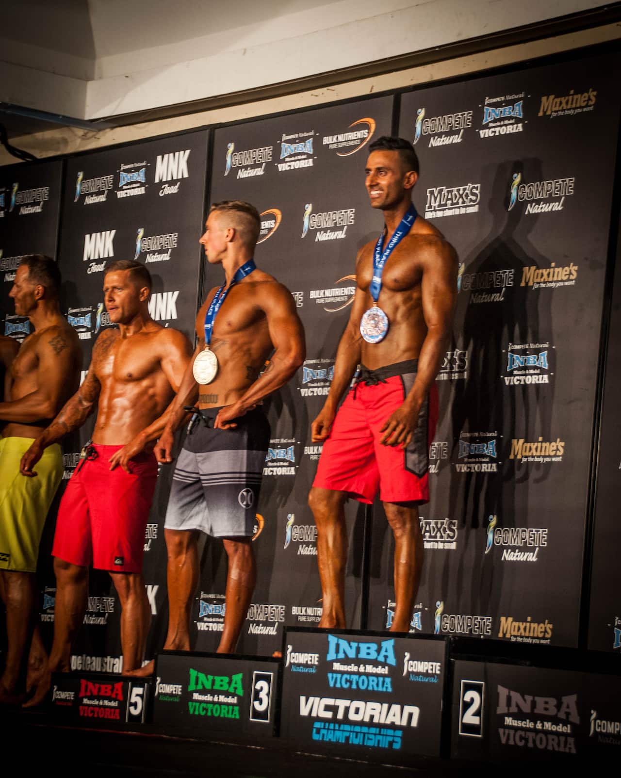 Daljeet at victory stand