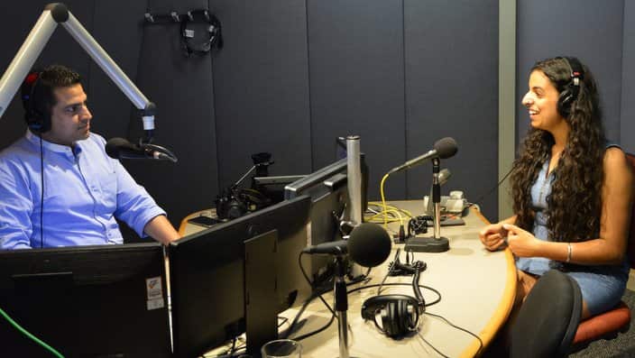 Sukhjit in SBS Studios