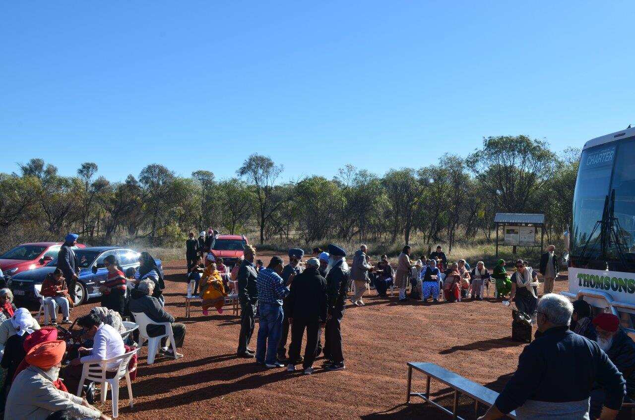 Sikh community visits Tammin and Yorkrakine Rock, located 200 kms from Perth