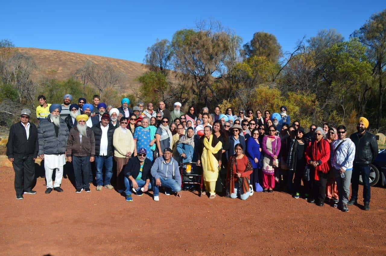 Sikh community visits Tammin and Yorkrakine Rock, located 200 kms from Perth