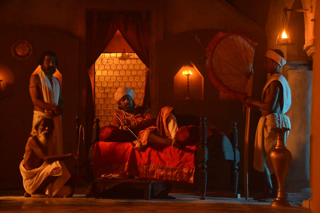 A scene from the movie 'Chandrabati Kotha'