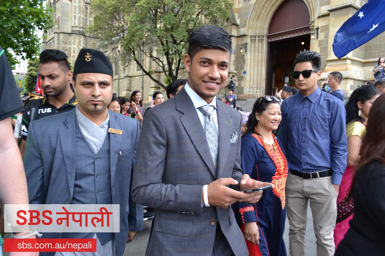 Sandeep Lamichhane at Nepal Festival Melbourne 2018