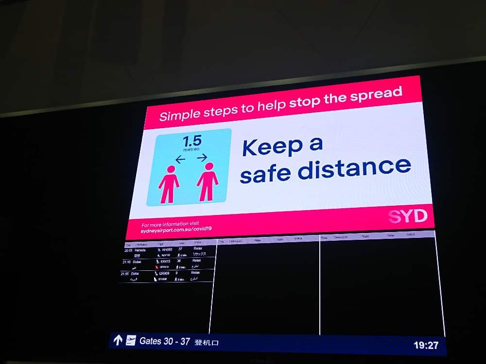 Sydney Airport Coronavirus