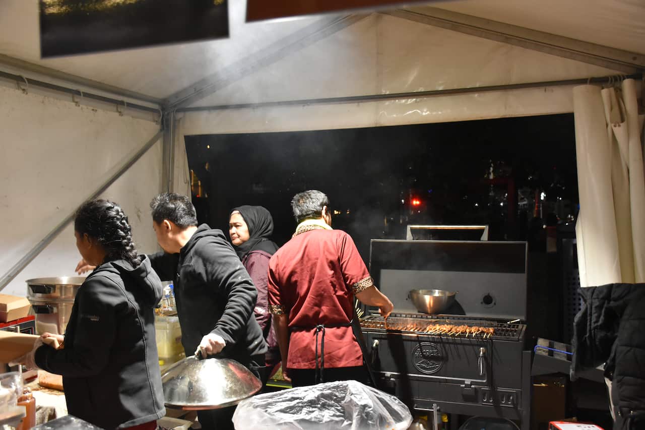 West Java Satay Stall at Wonderful Indonesia Festival, 17 Aug 2019. Melb