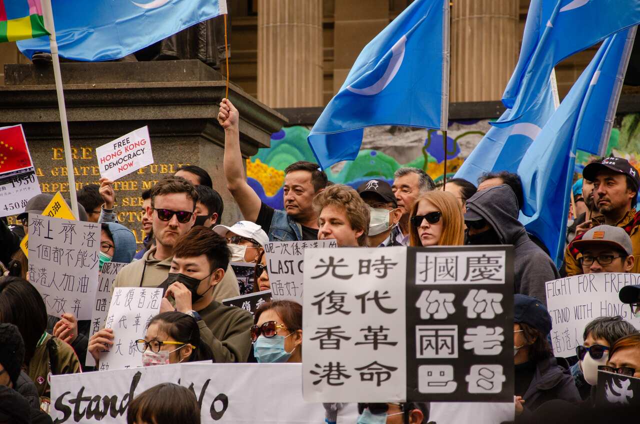 Melbourne joins global protests for Hong Kong