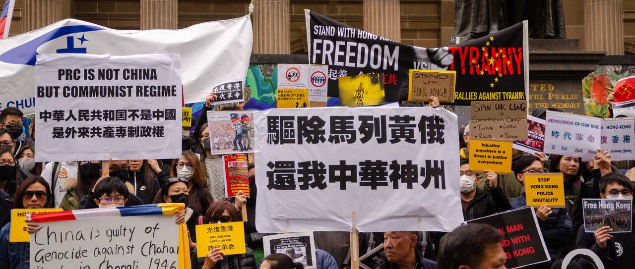 Melbourne joins global protests for Hong Kong