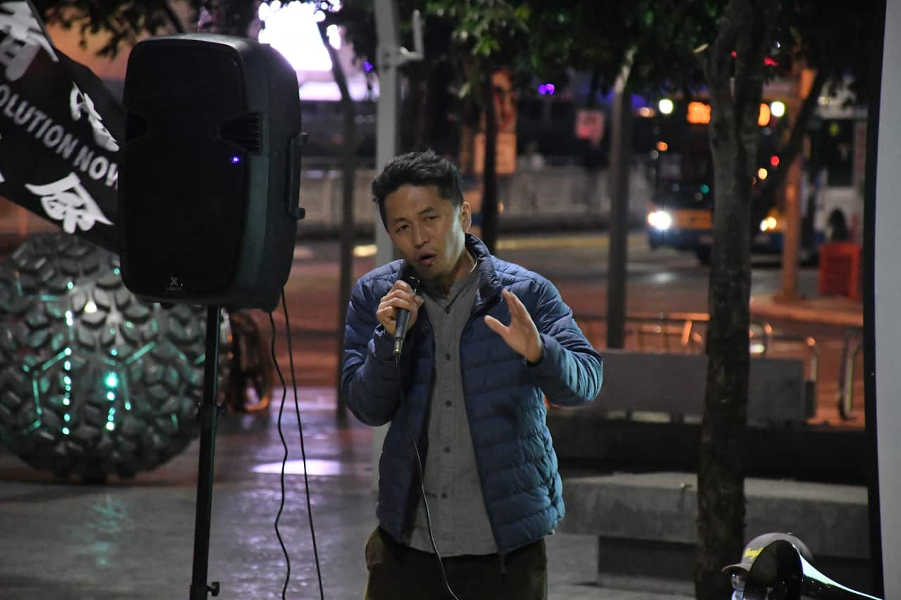 third anniversary of HK pro democratic movement