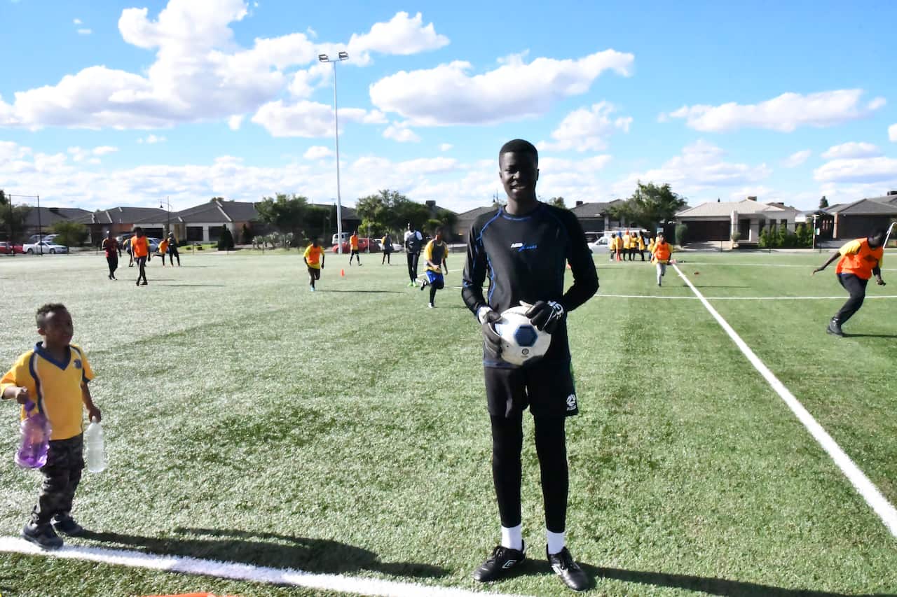 Saad is a Nigerian-Australia who is a goalkeeper 