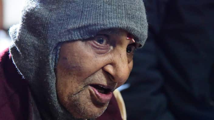 4 Jan 2017 Aligarh :-Gopaldas neeraj padma bhushan,Photo Manoj Aligadi 