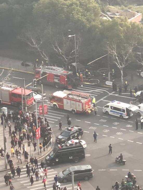 At least 18 people injured after car slams into pedestrians in Shanghai