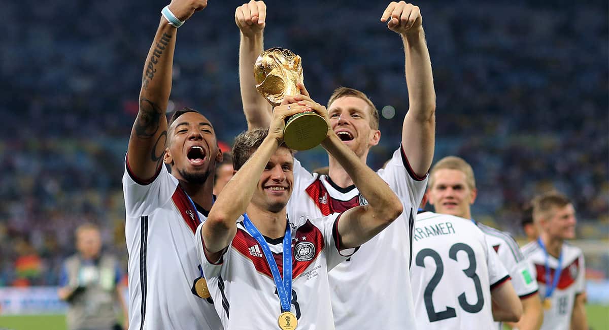 Germany soccer team in Rio de Janeiro. 