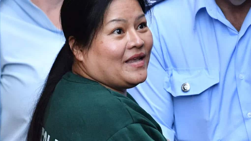 Ngo Thi Dung in court on Monday