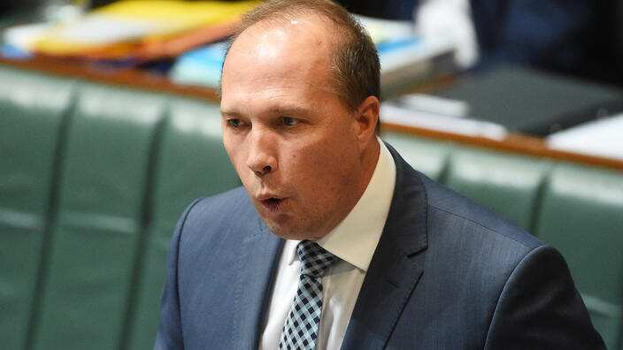 Immigration and Border Protection Minister Peter Dutton