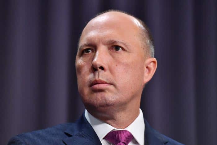 Minister for Immigration Peter Dutton