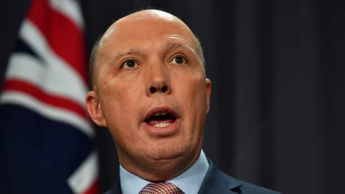Home Affairs Minister Peter Dutton