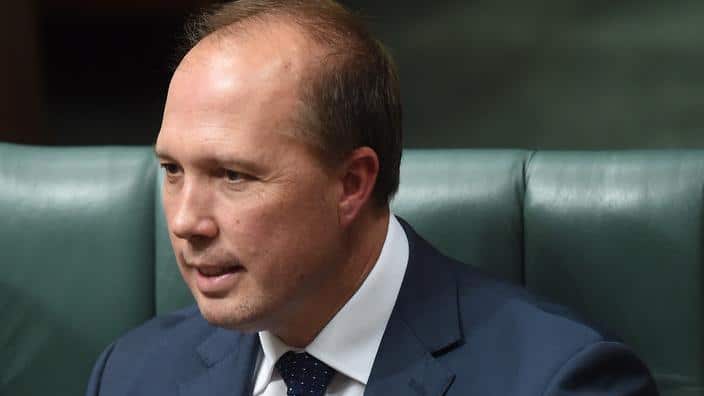 Minister for Immigration and Border Protection Peter Dutton