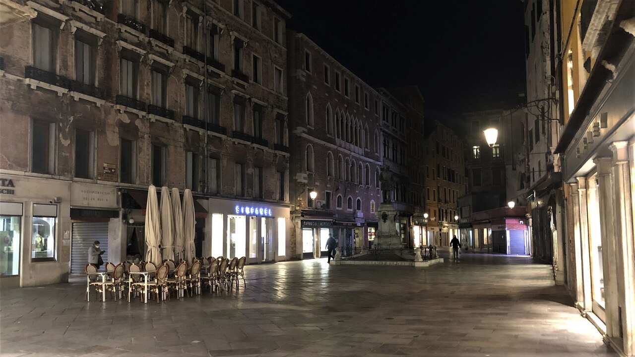 Empty square in Venice