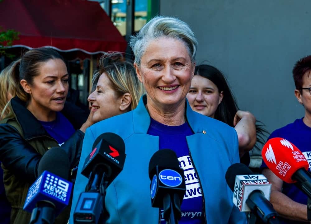 Kerryn Phelps announces her candidacy for the federal seat of Wentworth.