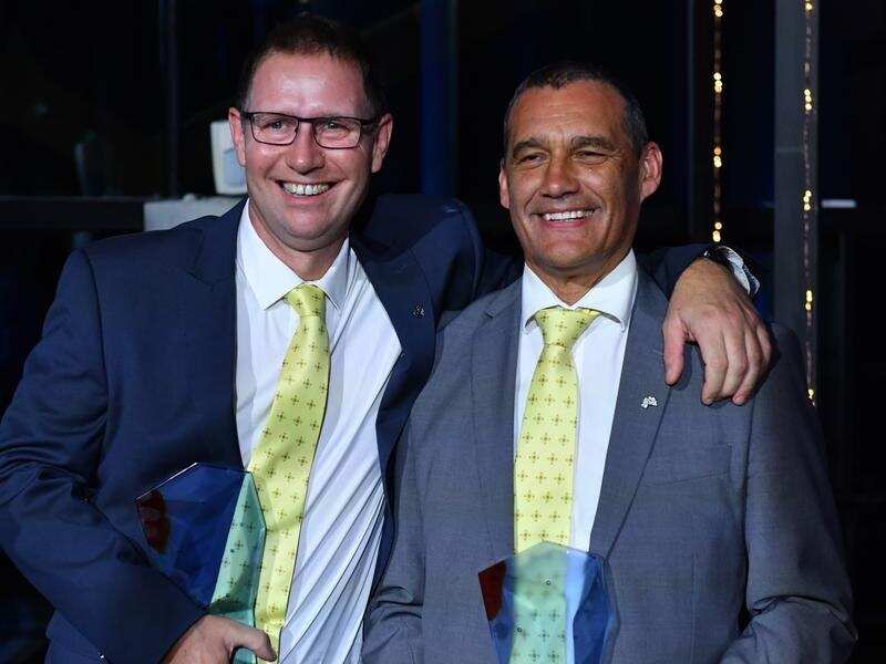 Australians of the Year Dr Richard Harris and Craig Challen.