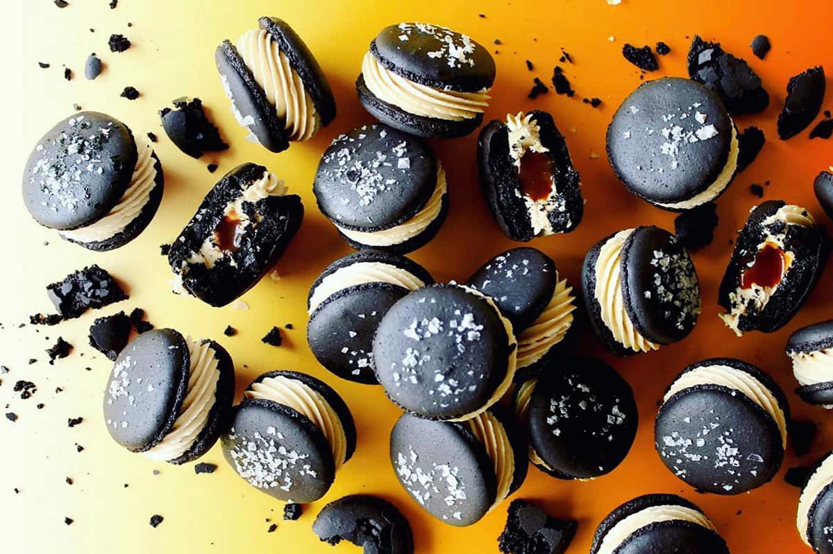 Vegemite macarons