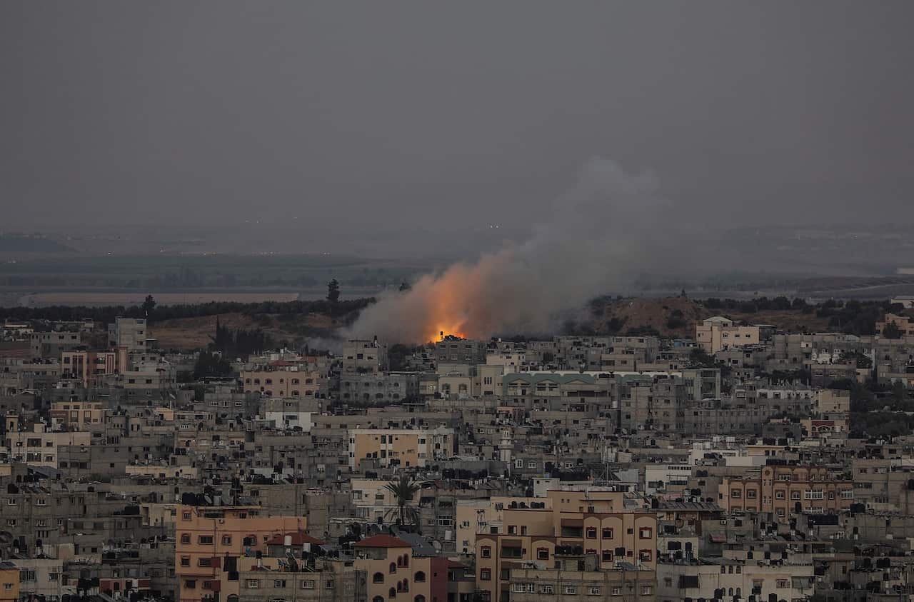 Palestinian health officials say more than 200 people have been wounded in the Israeli airstrikes on Gaza.